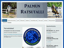 Tablet Screenshot of palmunratsutalli.fi